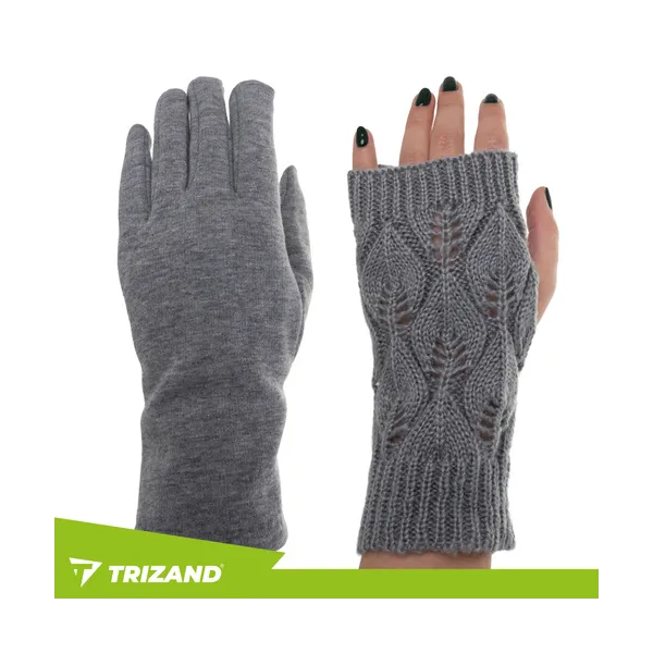 R26073 Touchscreen Gloves - Gray Trizand