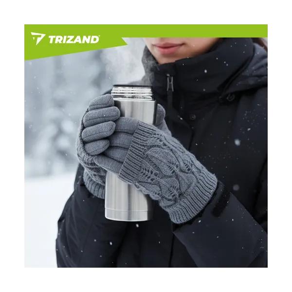 R26073 Touchscreen Gloves - Gray Trizand