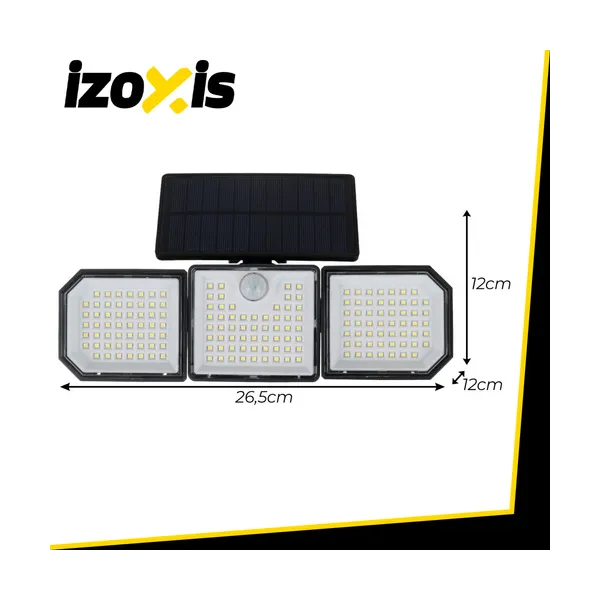 Солнечная лампа 167LED 500лм Izoxis 24633