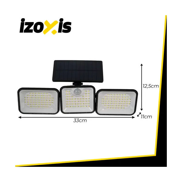 Saulės lempa 180 LED Izoxis 26875