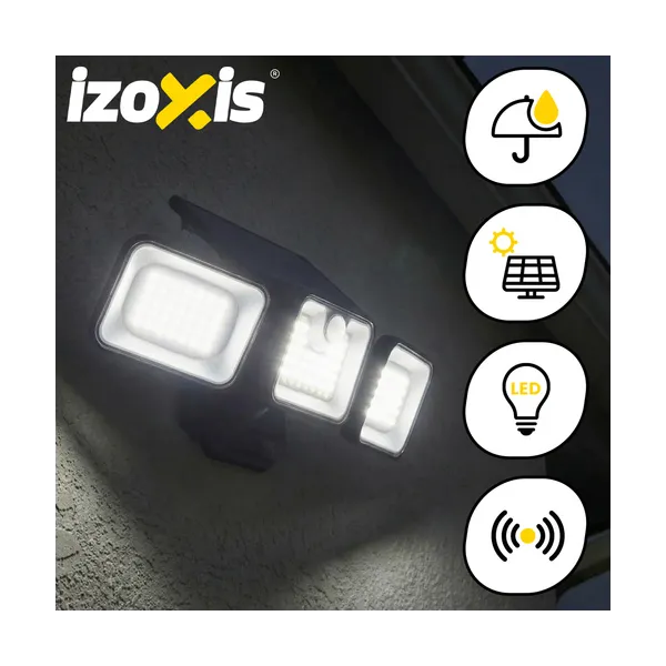 Saulės lempa 180 LED Izoxis 26875