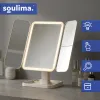 Складное косметическое зеркало со светодиодной подсветкой Soulima 26952