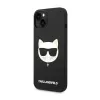 Karl Lagerfeld Choupette Head MagSafe Silicone - Case for iPhone 14 Plus (Black)
