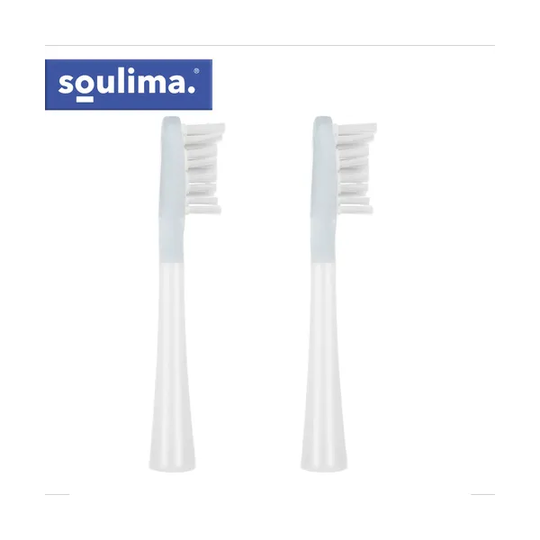 Balta dantų šepetėlio galvutė 2 vnt Soulima 26929