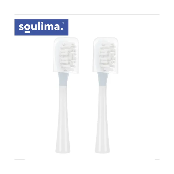Balta dantų šepetėlio galvutė 2 vnt Soulima 26929
