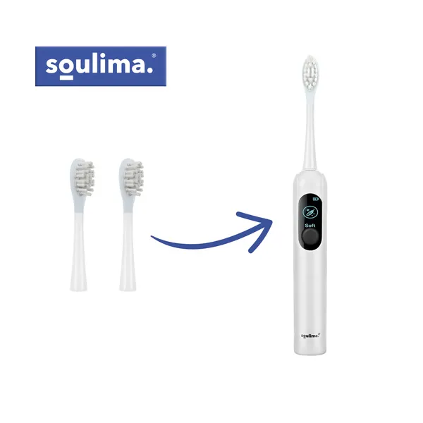 Balta dantų šepetėlio galvutė 2 vnt Soulima 26929