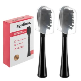 Juoda dantų šepetėlio galvutė 2 vnt Soulima 26932