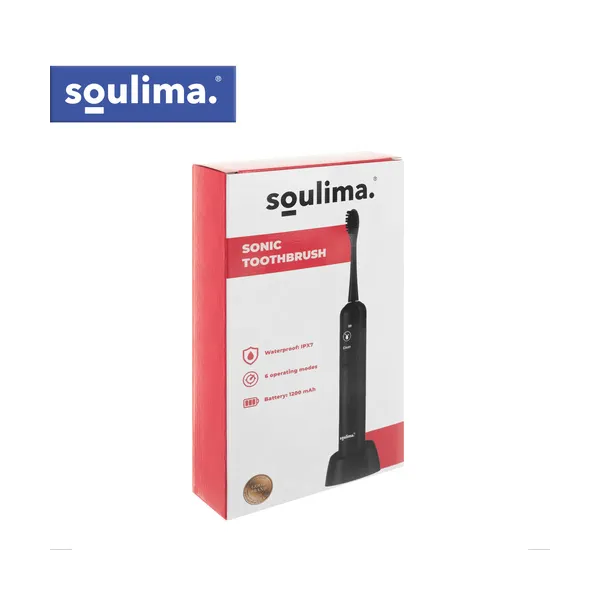 Soulima 26851 black sonic dantų šepetėlis