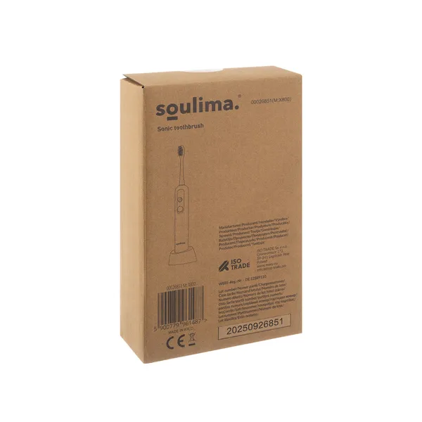 Soulima 26851 black sonic dantų šepetėlis