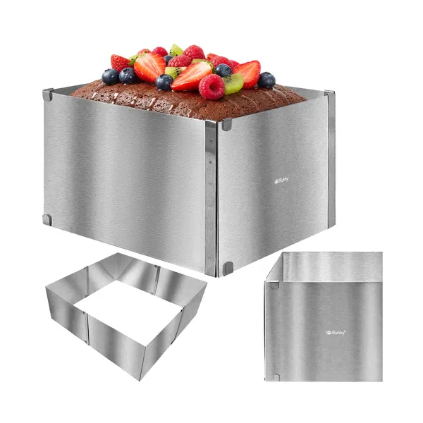 Ruhhy rectangular cake tin/confectionery rim