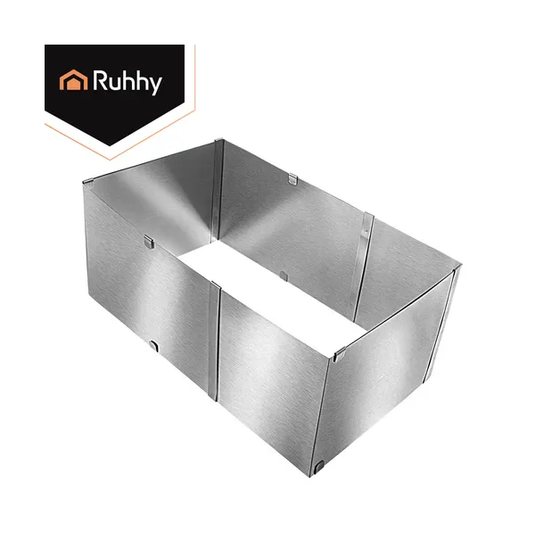 Ruhhy rectangular cake tin/confectionery rim