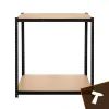 Säilitusriiul - must 220x100x45 Bigstreen