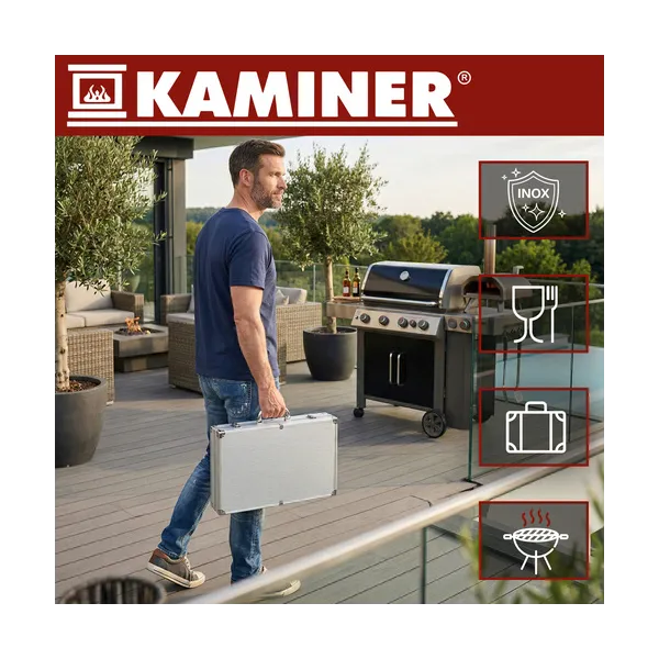 Kaminer grill utensil set - 26 pcs.