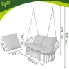 Gardlov double gray stork&39s nest swing