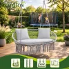 Gardlov double gray stork&39s nest swing