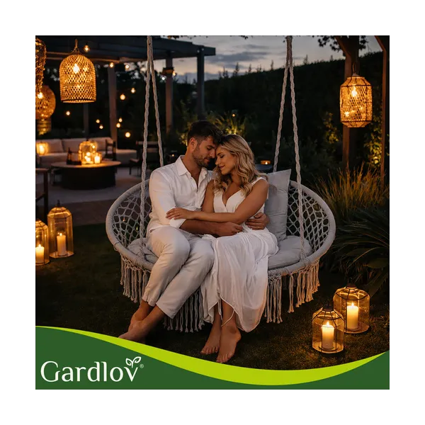 Gardlov double gray stork&39s nest swing