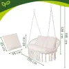Gardlov double cream stork&39s nest swing