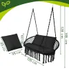 Gardlov double black crow&39s nest swing