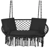 Gardlov double black crow&39s nest swing
