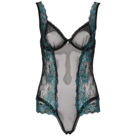 Nėriniuotas bodis Obsessive Juoda S/M