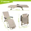 Sulankstomas sodo gultas 60x177x30cm Trizand