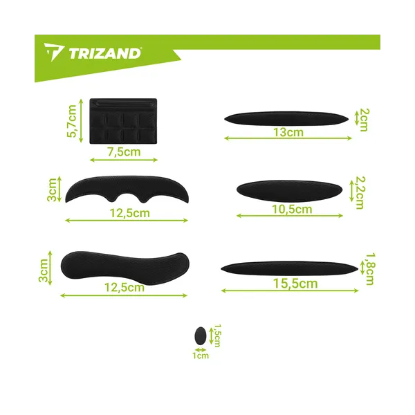 Helmet inserts - 54 pcs Trizand