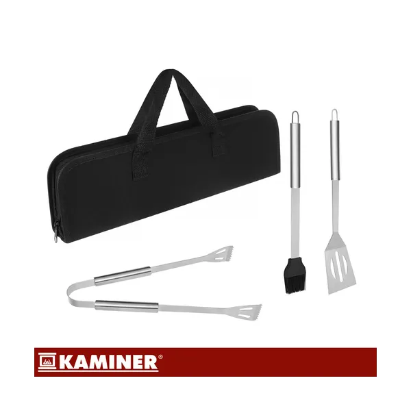 Set of grilling tools - 3 pcs. Kaminer 27180
