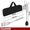 Grillitarvete komplekt – 6 tk Kaminer 27178