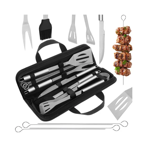 Set of grilling tools - 9 pcs. Kaminer 27184
