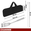 Set of grilling tools - 9 pcs. Kaminer 27184