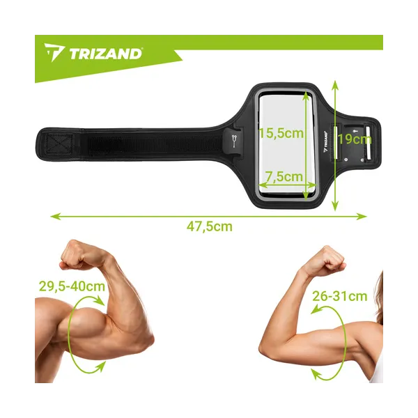 Phone case - wristband 19x47.5cm Trizand