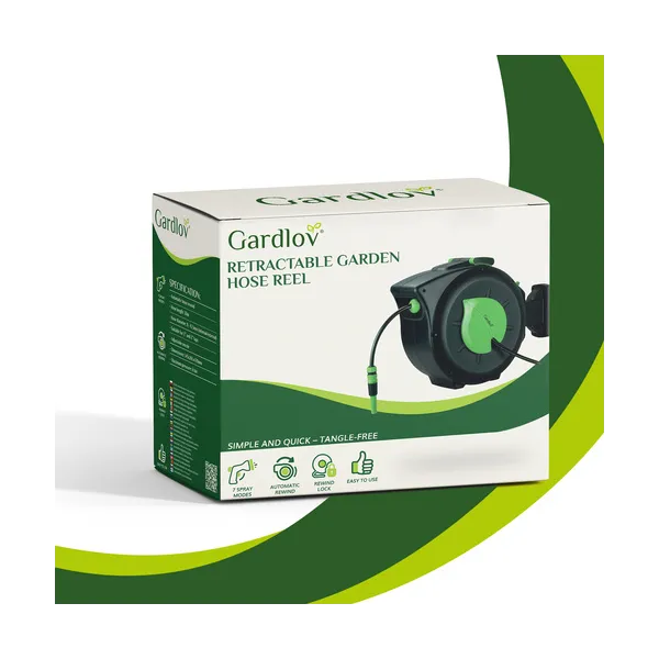 Gardlov automātiskā dārza šļūtenes spole 30m