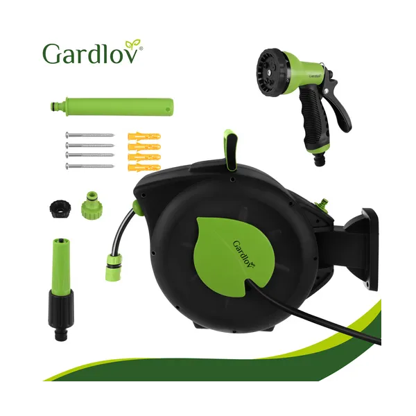 Gardlov automātiskā dārza šļūtenes spole 30m