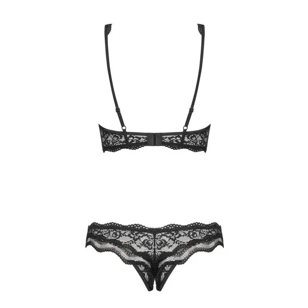 Alusvaatesetti Obsessive Luvae Musta S/M