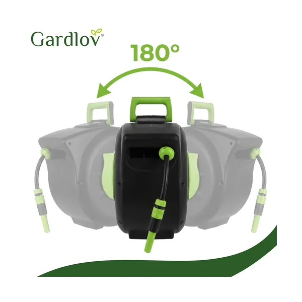 Gardlov automātiskā dārza šļūtenes spole 30m