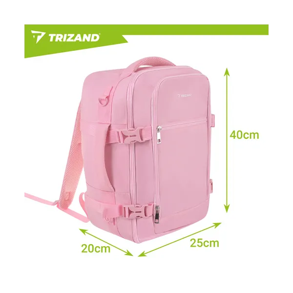 Turistiseljakott 40x25x20cm roosa Trizand