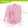 Turistiseljakott 40x25x20cm roosa Trizand