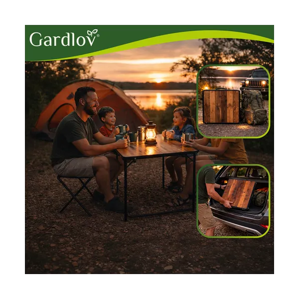 Gardlov kokkupandav aialaud + 4 tooli