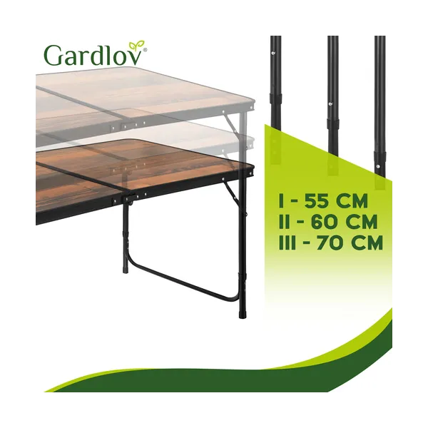 Gardlov kokkupandav aialaud + 4 tooli