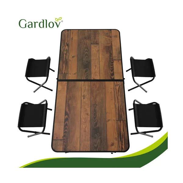 Gardlov kokkupandav aialaud + 4 tooli