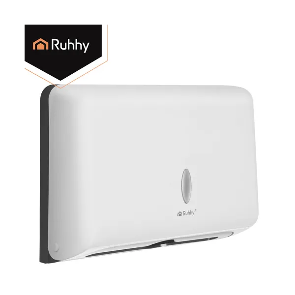 Ruhhy white paper towel dispenser