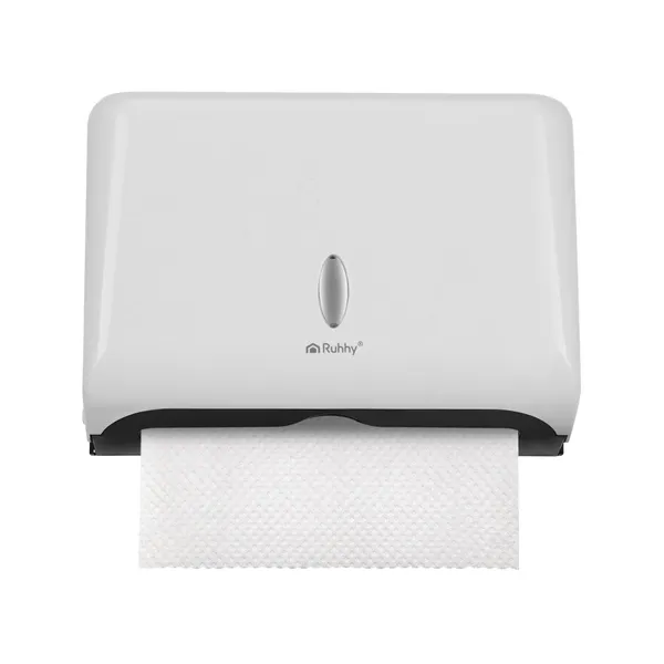 Ruhhy white paper towel dispenser
