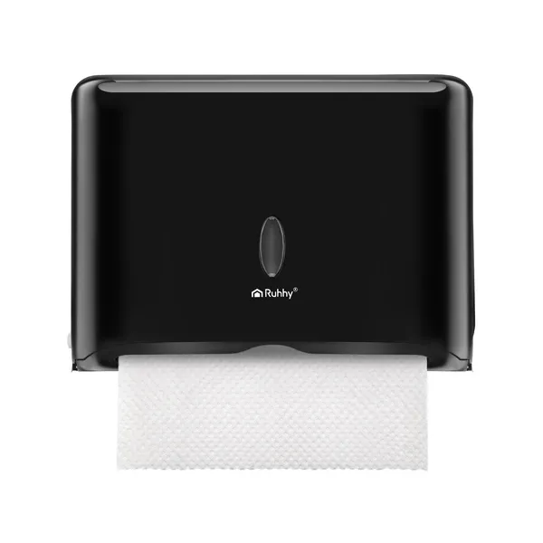 Ruhhy black paper towel dispenser