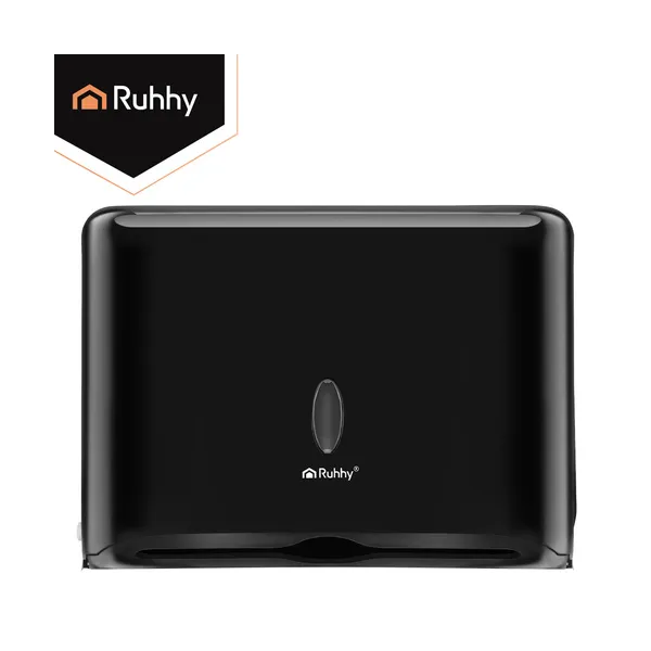 Ruhhy black paper towel dispenser
