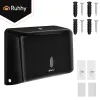 Ruhhy black paper towel dispenser