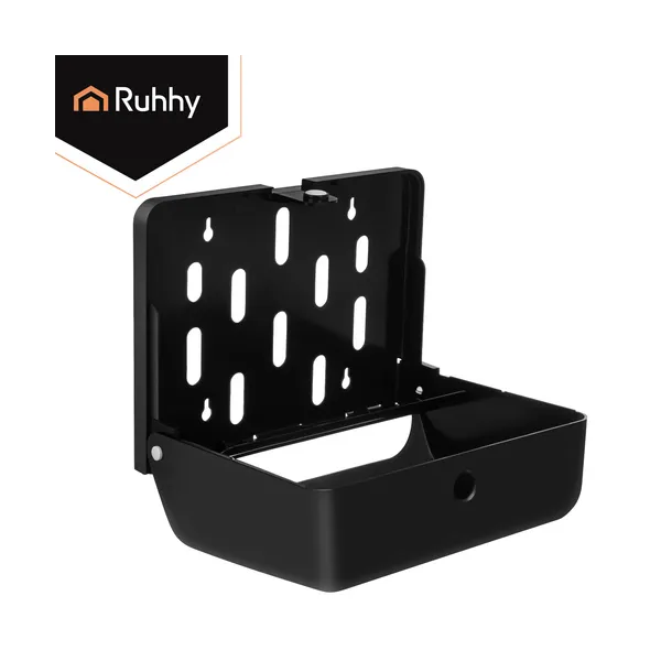 Ruhhy black paper towel dispenser