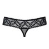 Kelnaitės su juostele Obsessive 837-THC-1 Juoda S/M