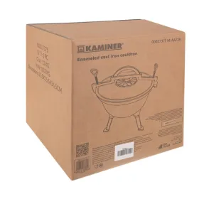 Эмалированный чугунный чайник Kaminer 8 л