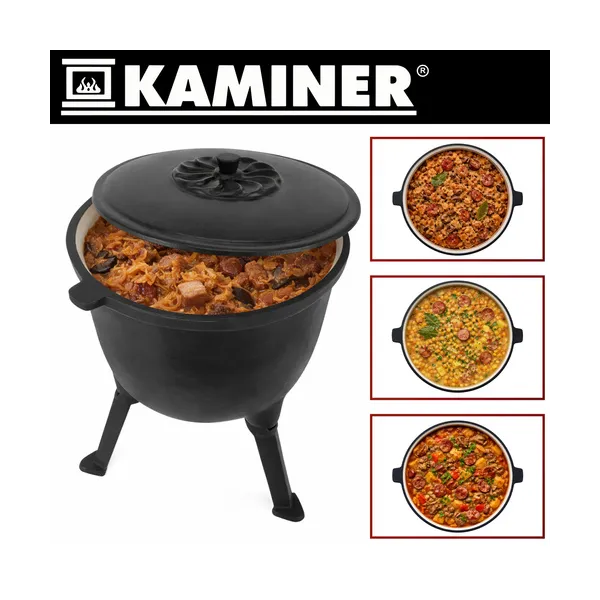 Kaminer enameled cast iron kettle 8l