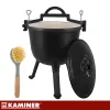 Kaminer enameled cast iron kettle 8l